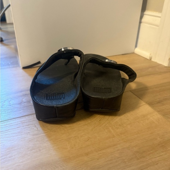 FitFlop Halo Toe Thong Wedge Sansals Women’s Size 7 - Picture 4 of 7